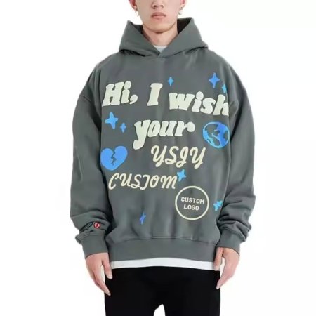 3d puff print hoodie